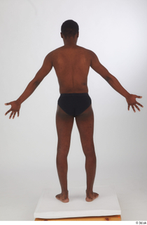 Kavan black briefs standing underwear whole body 0005.jpg